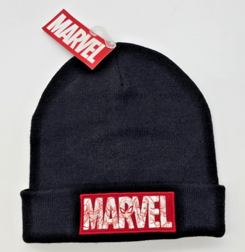 Marvel brick logo beanie - marvel, hat
